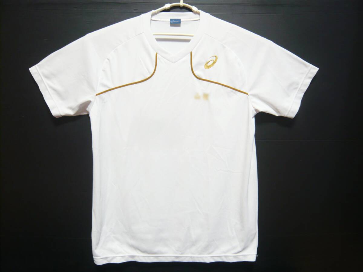 80001 アシックス つるつるストレッチ伸縮素材 半袖体操服 Lサイズ レターパック発送拍卖