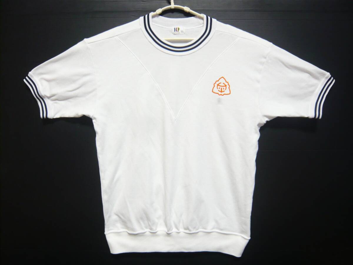 8008 大きいLLサイズ S.C.P製 紺2本線 半袖体操服 Lサイズ レターパック発送拍卖