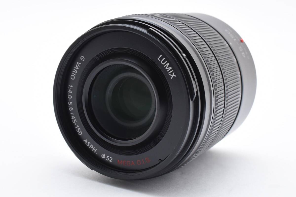 極上品 Panasonic Lumix G Vario 45-150mm f4.0-5.6 Asph Mega OIS ブラック拍卖