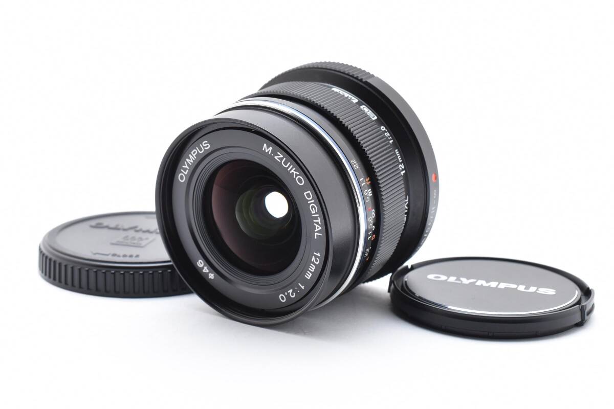 良品 Olympus M.zuiko digital ED 12mm f2.0 ブラック拍卖