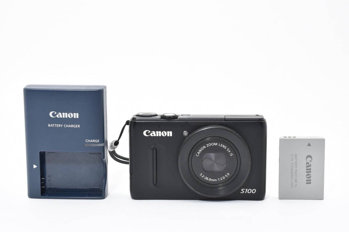 良品 Canon Powershot S100 バッテリーチャージャーセット拍卖
