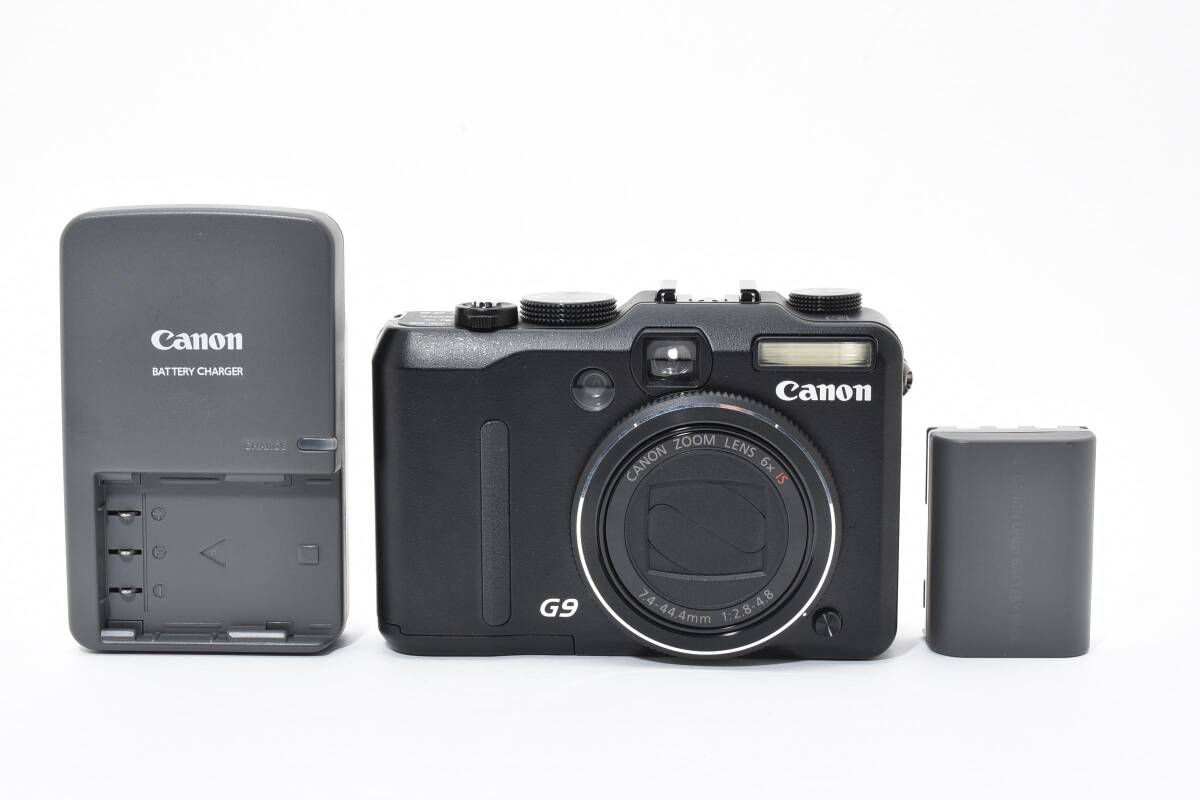 極上品 Canon Powershot G9 バッテリーチャージャーセット拍卖