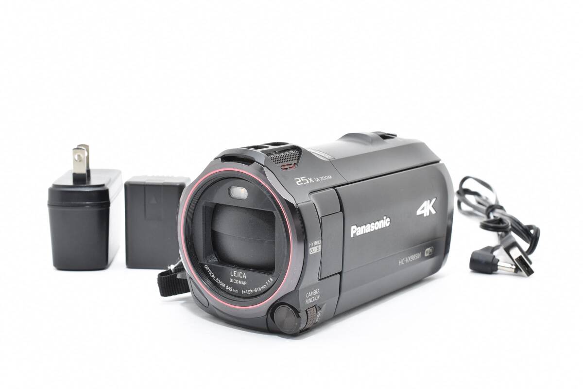 良品 Panasonic ビデオカメラ HC-VX985M-K ブラック バッテリーチャージャーセット拍卖