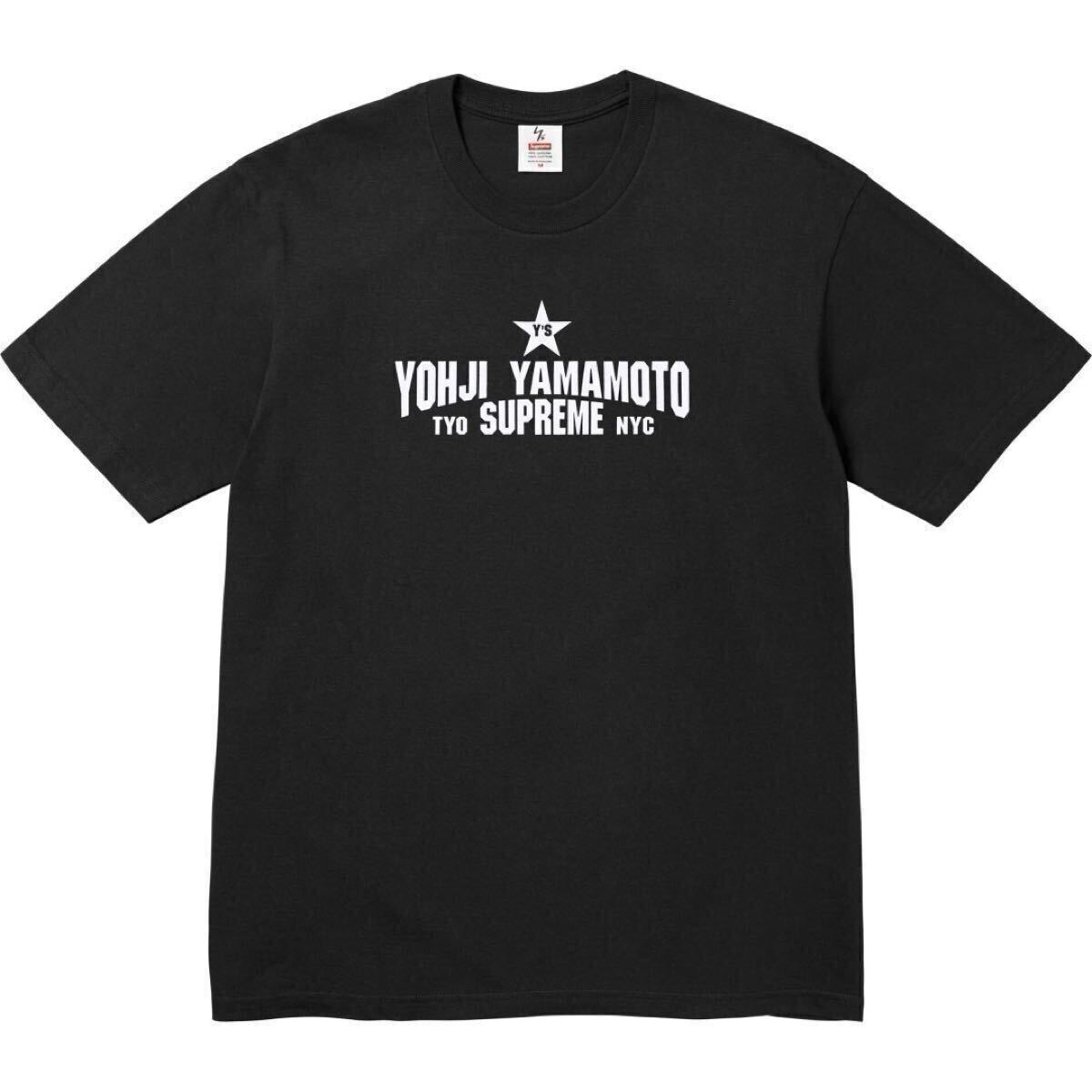 新品未使用 国内正規品 Supreme / Y’s Star Tee BLACK XXLarge 25FW シュプリーム 25 ヨージ yohji yamamoto Tシャツ 黒 logo ロゴ AW拍卖