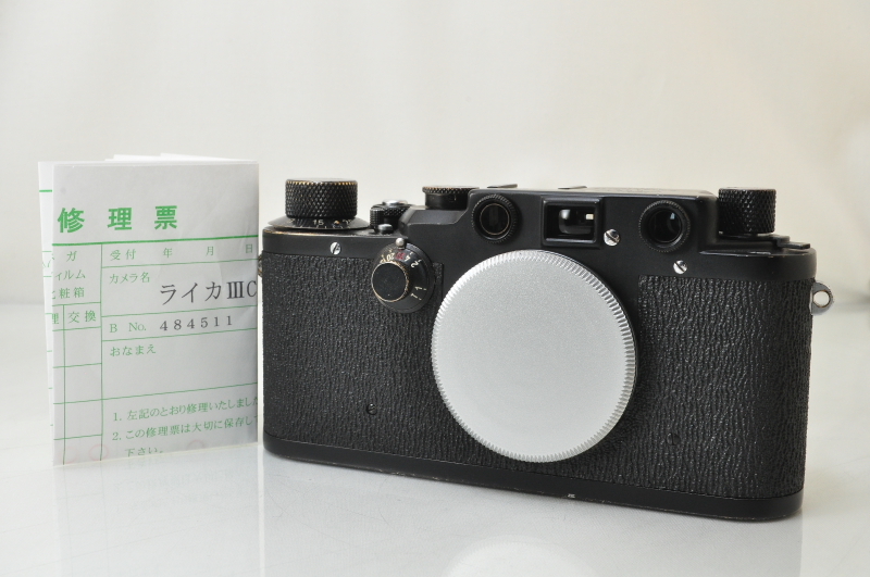 ★★中古品 Leica IIIc 後塗りブラック仕様 整備済み♪♪#6402EX拍卖