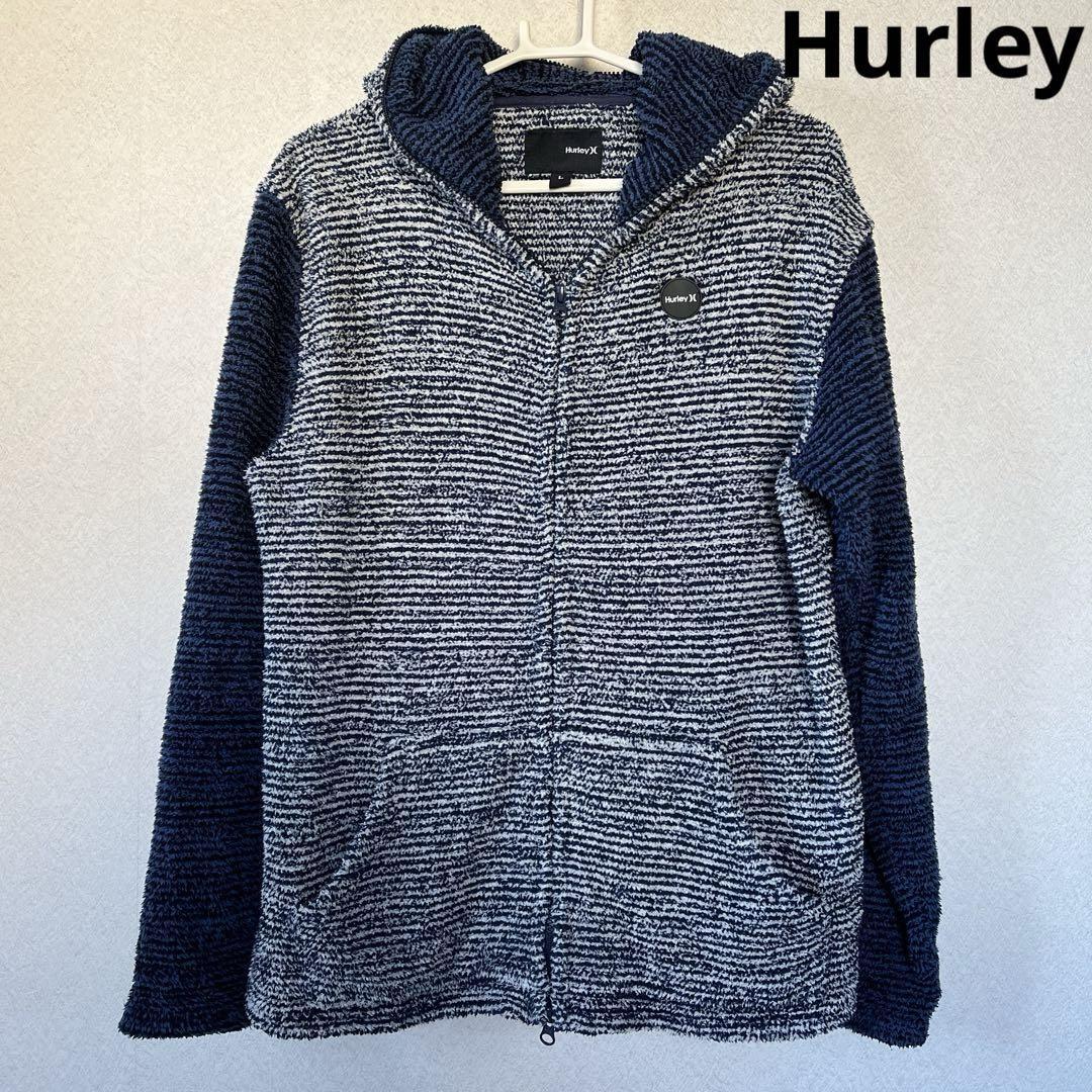 Hurley(ハーレー) フード付きパーカー セットアップ ブルー Lサイズ拍卖