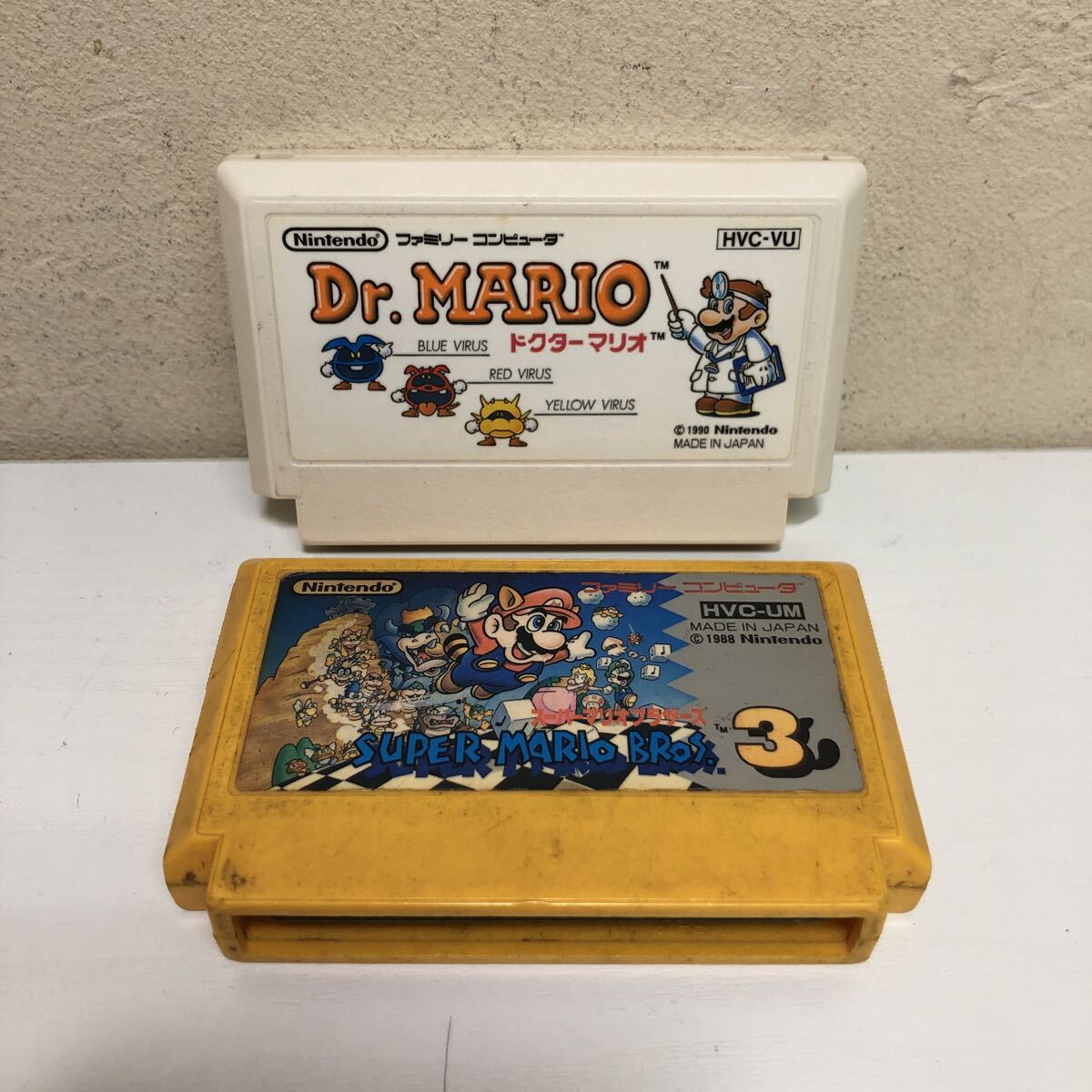 & ファミコンソフト2点まとめ ドクターマリオ スーパーマリオブラザーズ ファミリーコンピュータ カセット ソフトのみ 任天堂拍卖