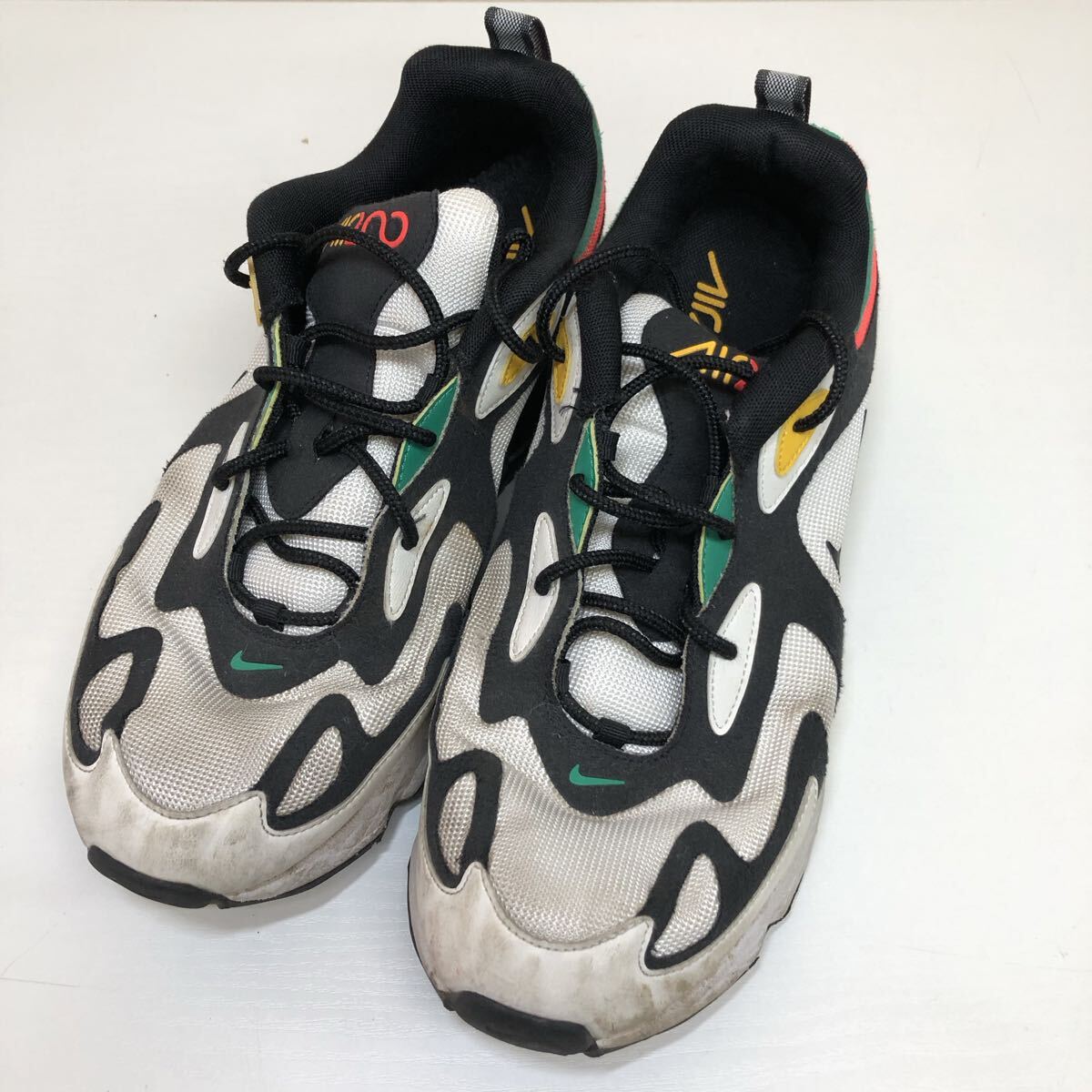 ※ NIKE ナイキ AIR MAX200 エアマックス スニーカー シューズ 靴 ホワイト ブラック AQ2568-101 サイズ29.0cm 傷汚れ多々有り 中古品 拍卖
