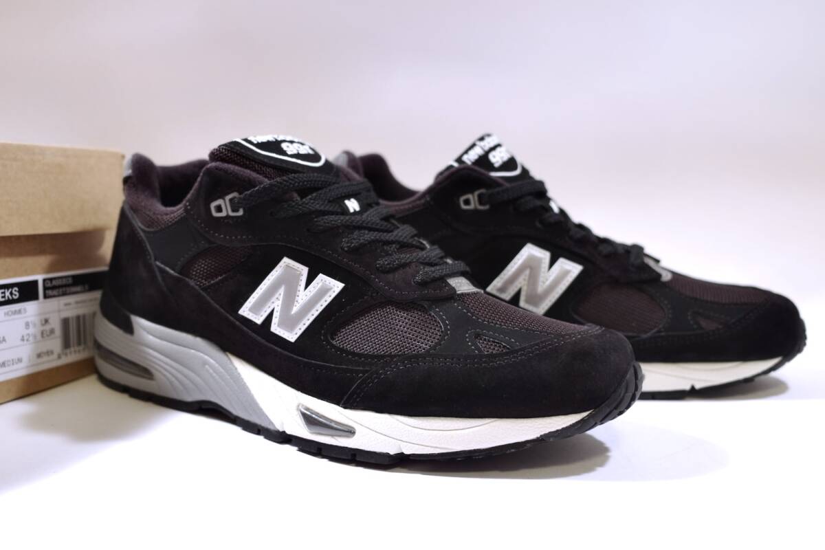 本物/NEW BALANCE 最高級 英国製/限定 M991EKS ブラック US9/27cm Zioloc保管の新品未使用 ニューバランス/u990/u1300/2002拍卖