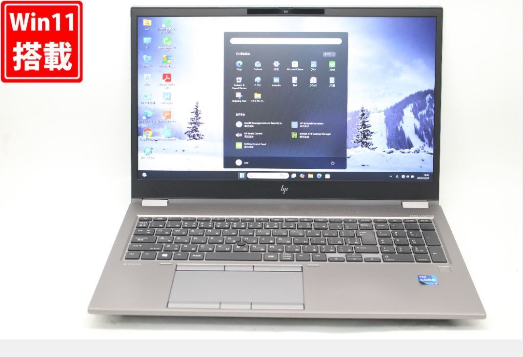 中古 フルHD 15.6型 HP ZBook Fury 15.6inch G8 Mobile Workstation i7-11800H 16GB NVMe 512G-SSD NVIDIA T1200 LTE Wi-Fi6 Office 1506v拍卖