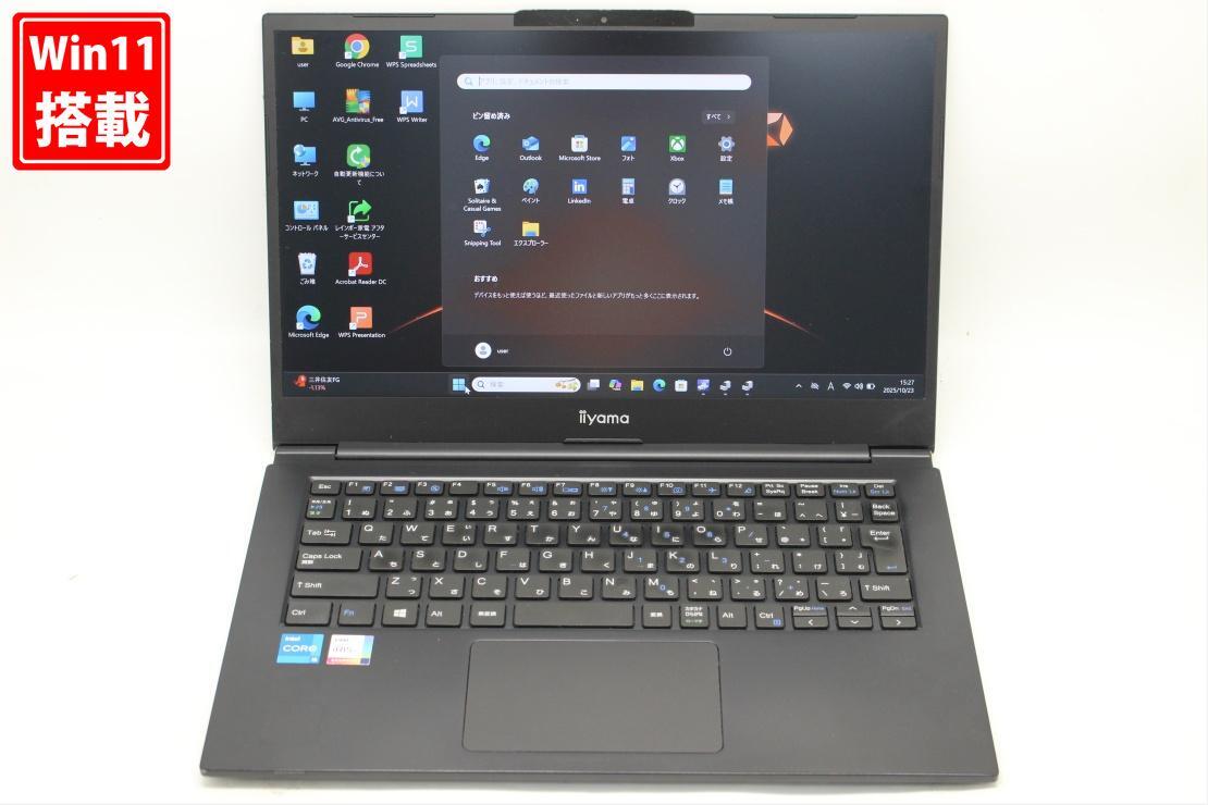 中古 フルHD 13.3型 MOUSE iiyama L140MU Windows11 第11世代 i5-1135g7 16GB NVMe 512GB-SSD カメラ 無線Wi-Fi6 Office付き 管:1504s拍卖