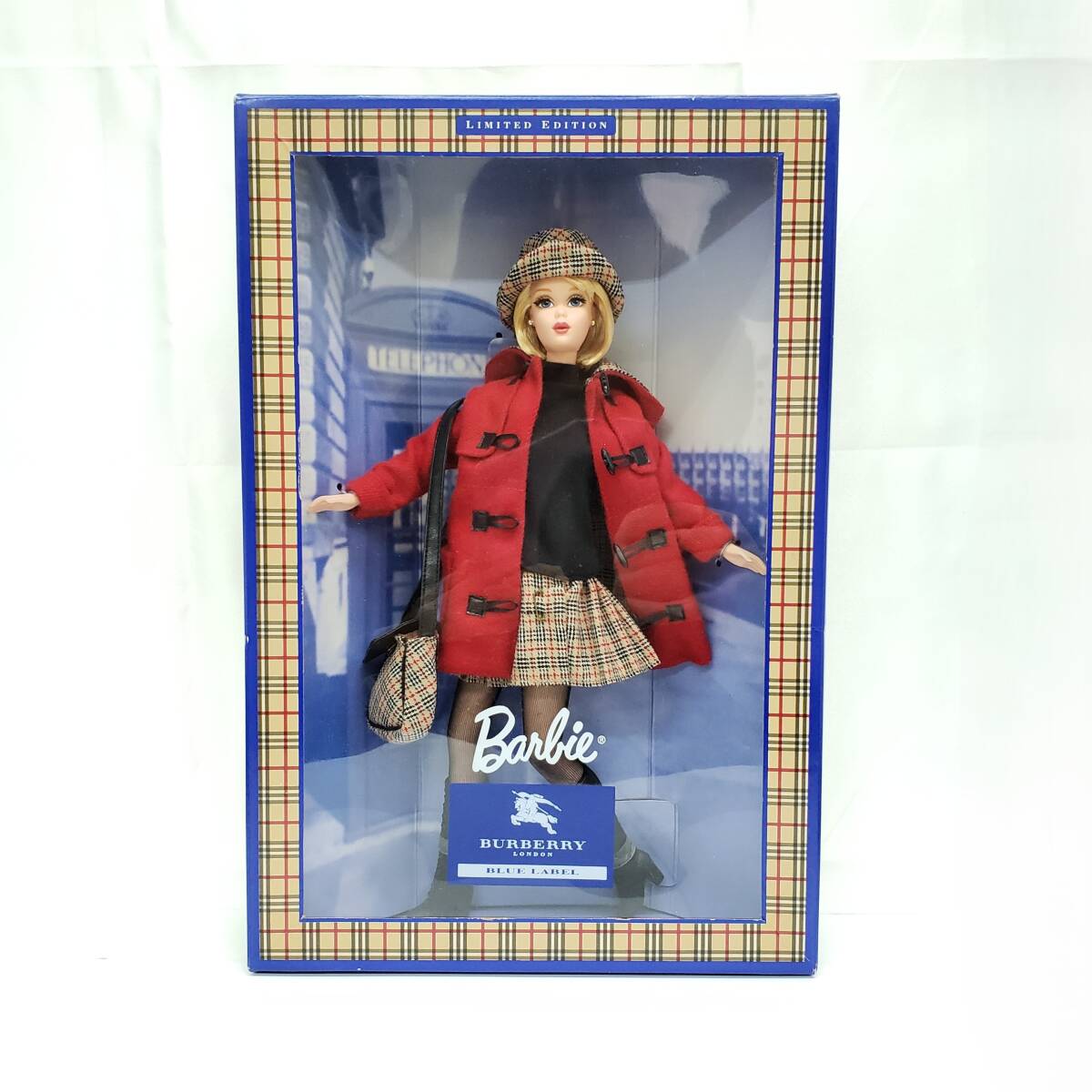 未開封 Barbie Doll バービー人形 BURBERRY バーバリー ブルーレーベル MATTEL マテル 現状品拍卖