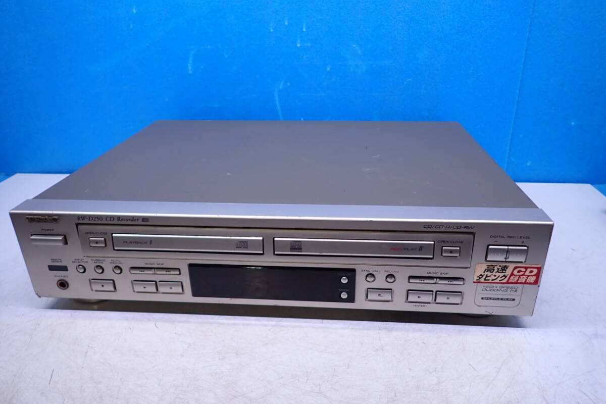 D1038# TEAC ティアック RW-D250 CDレコーダー CDデッキ 拍卖