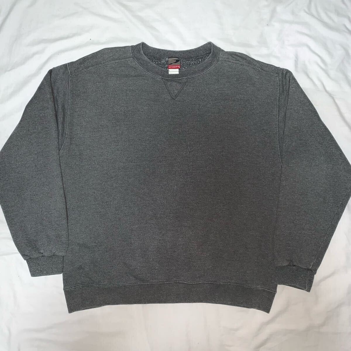 激レア USA製 80's VINTAGE PROSPIRIT スウェット 前V 墨黒 サンフェード 90's 70's 60's 50's 40's 30's リバースウィーブ拍卖