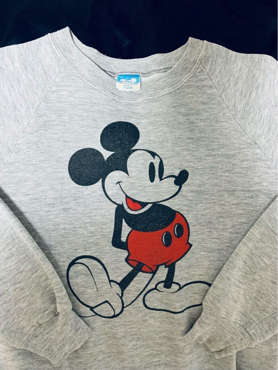 スペシャル USA製 80's VINTAGE Disney ミッキー スウェット 霜ふり 90's 70's 60's 50's お座り Mickey mouse Tower of Terror SNOOPY拍卖