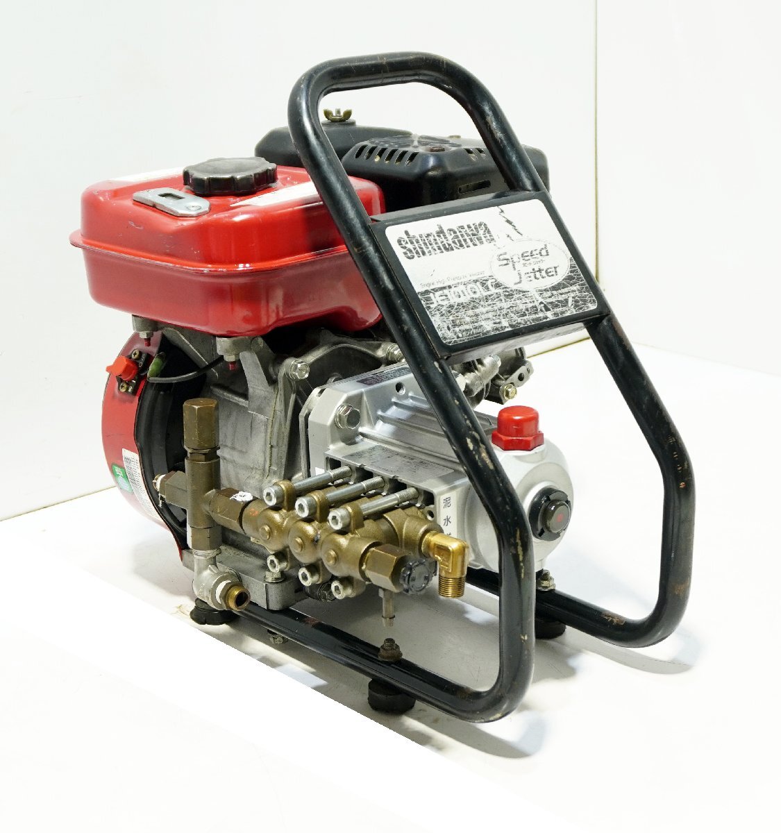 160☆shindaiwa 新ダイワ エンジン高圧洗浄機 Speed Jetter スピードジェッター JE1010LC-U SUBARU EX13 4.5 整備済み◇3C-866拍卖