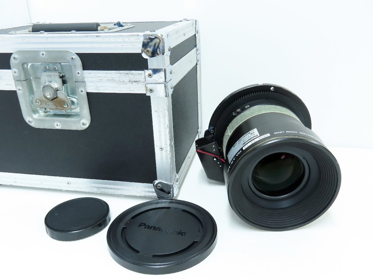 80☆Panasonic パナソニック ズームレンズ TY-D75LE3 SXGA:3.0-5.0 XGA:3.75-6.25 ケース付き◇1023-340拍卖