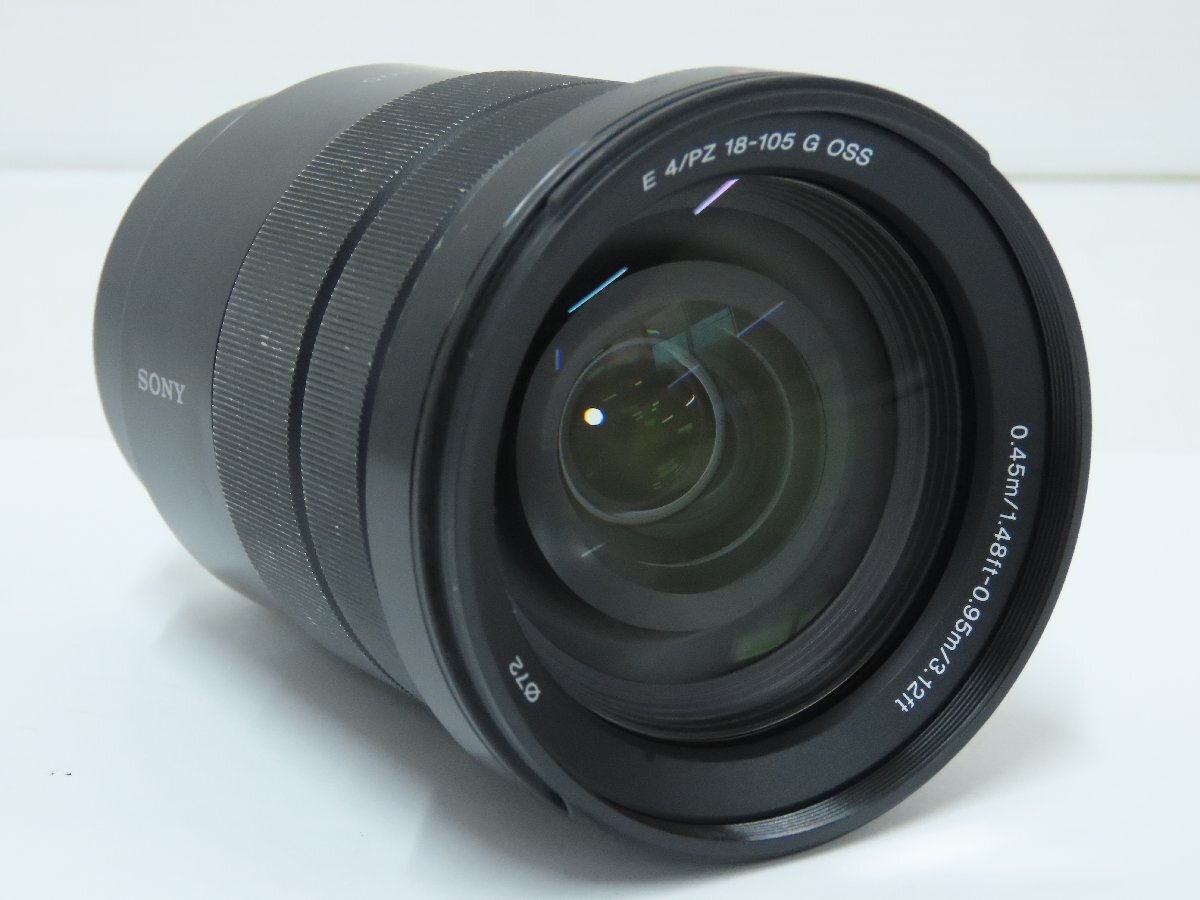 60☆SONY ソニー カメラレンズ SELP18105G E 4/PZ 18-105 G OSS☆1028-356拍卖