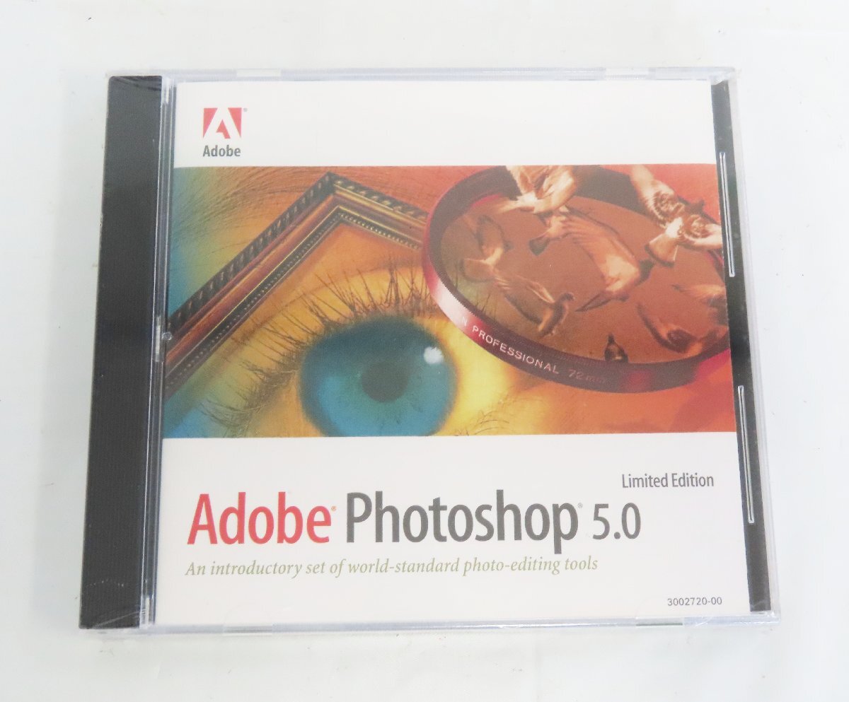 ライト/60☆未開封☆Adobe アドビ Photoshop 5.0 フォトショップ Limited Editoin リミテッドエディション◇0829-885A拍卖
