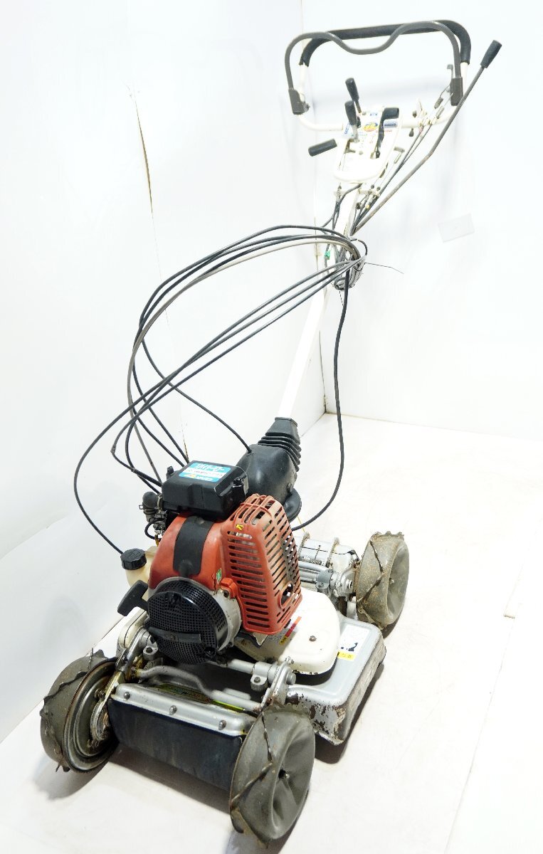 西P☆OREC オーレック スパイダーモア SP851 4WD ロータリモーア 歩行型 整備済み◇3A-712拍卖