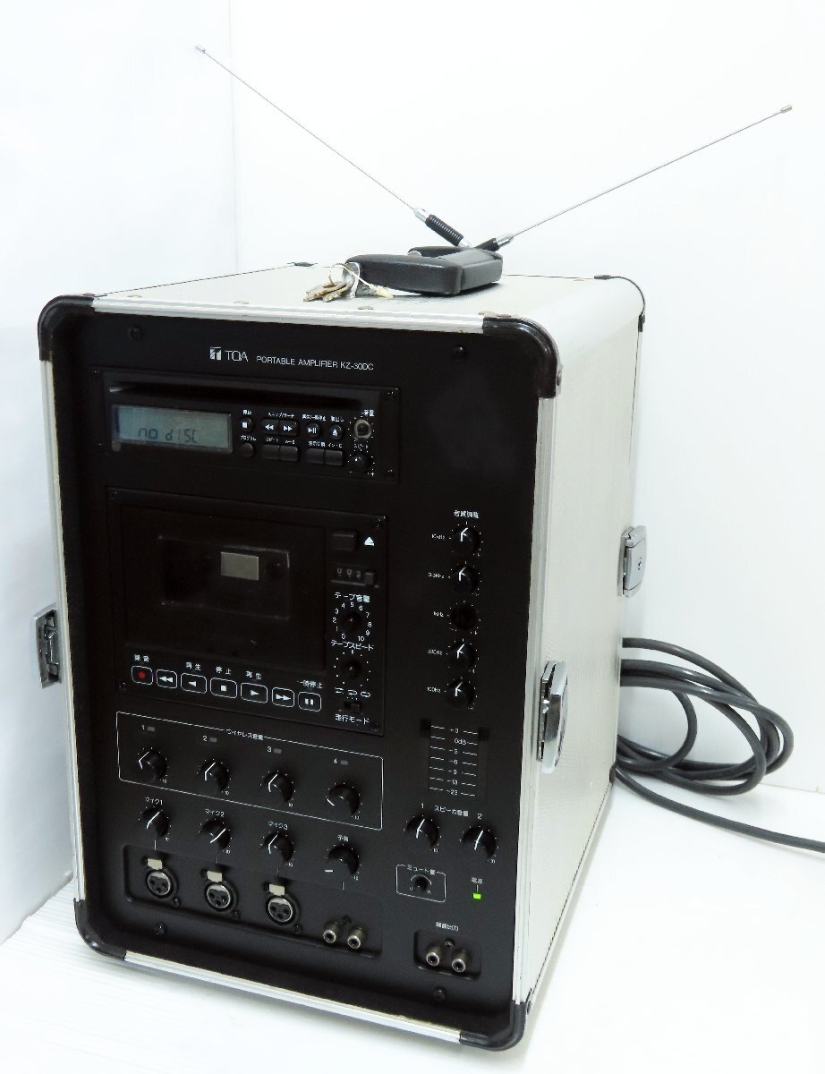140☆TOA KZ-30DC PORTABLE AMPLIFIER ポータブルアンプ WTU-1820 ×2◇1024-345拍卖