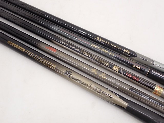DAIWA ダイワ 磯竿 DIRECT POWER 磯 1.5-53/チヌ 0-53/大島 2-53/FIELD FIGHTER 磯 4-53ENTO/MEGA FORCE磯 1-53 5本セット ∽ 73BC6-2拍卖