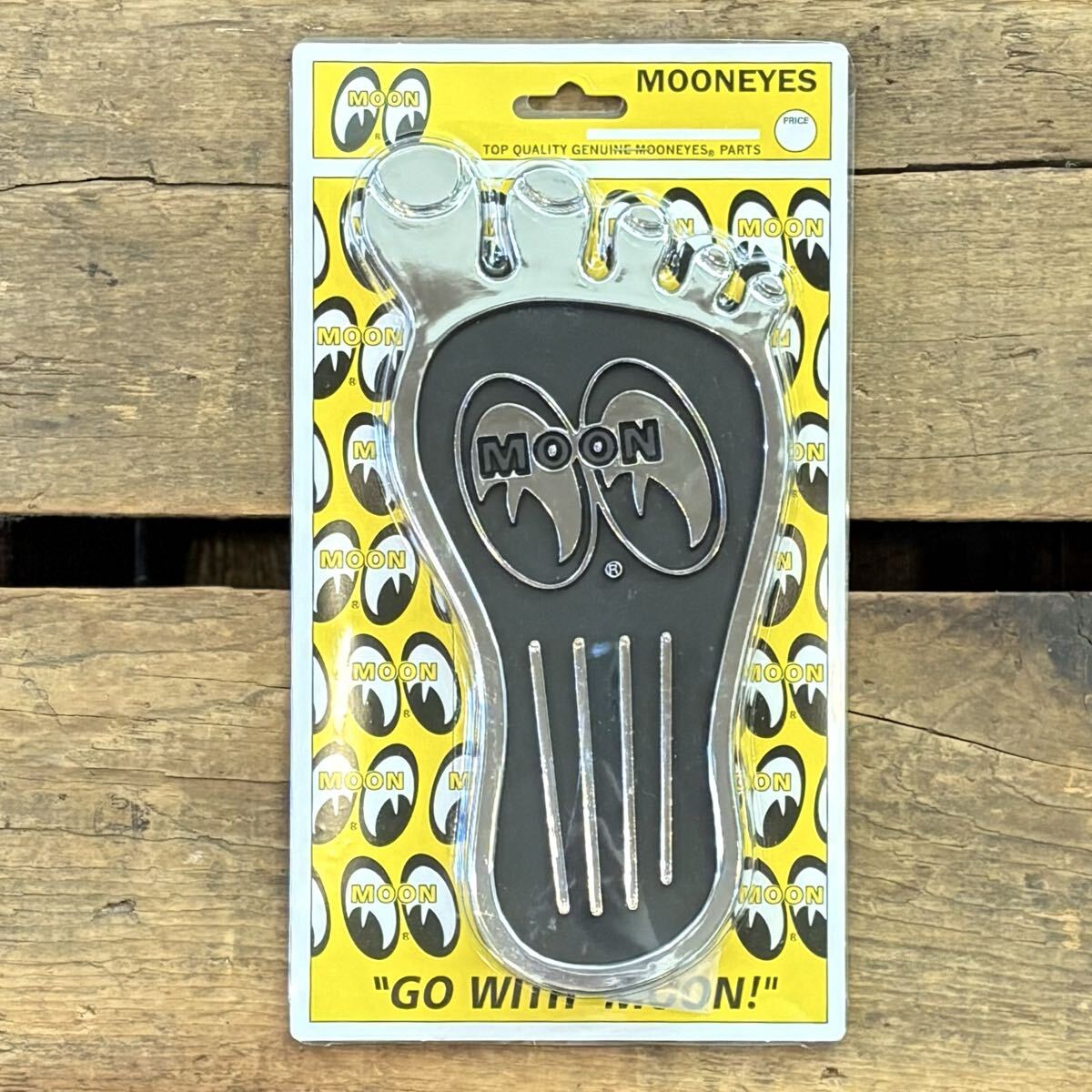 ★送料格安★MOONEYES ベアフット ガスペダル Lサイズ ムーンアイズ アクセル カバー アメ車 旧車 カスタム オートパーツ 正規品 アメリカ拍卖