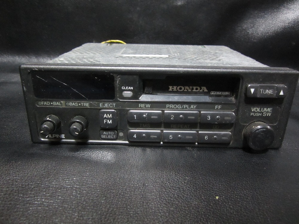 ★☆カーステレオ カセットデッキ ALPINE HONDA 732C 動作未確認 ジャンク品②☆★拍卖