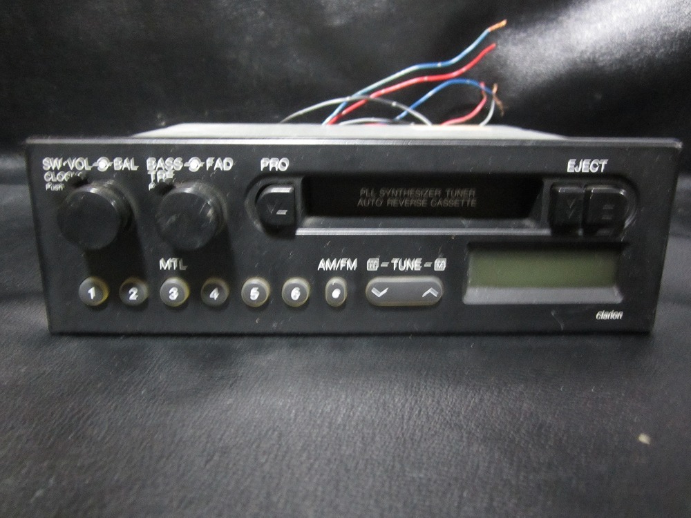★☆カーステレオ カセットデッキ Clarion 動作未確認 ジャンク品④☆★拍卖