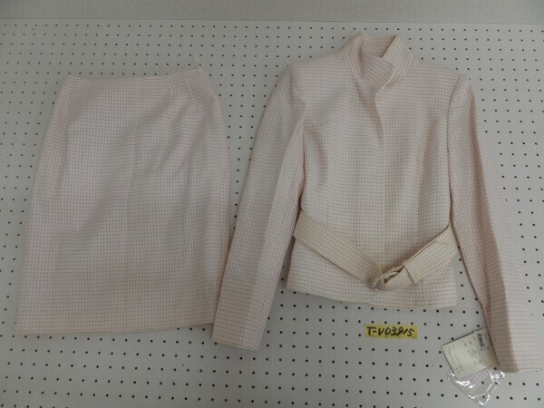 新品タグ付き Sanctuary サンクチュアリ レディース ボタンベルト付き スカート デザイン スーツ 上下セット 2点セット拍卖