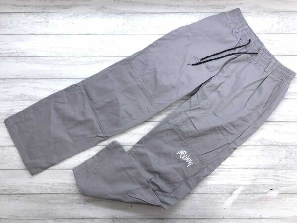 MELLOW メロー アメカジ ストリート 古着 イージー ワーク パンツ ボトムス メンズ コットン100% グレー拍卖