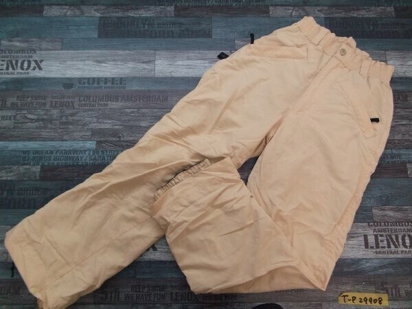 SIMS メンズ 裏起毛 ナイロン あったかパンツ XS ベージュ拍卖
