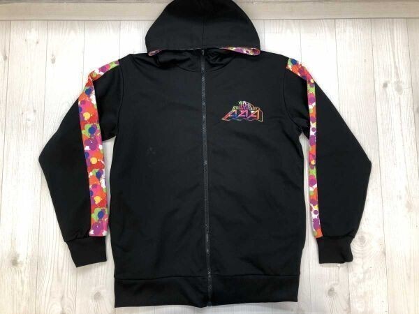 トリプルエー AAA 10周年 邦楽 アーティスト ツアー グッズ 総柄×無地 リバーシブル ジャージー パーカー ジャケット 男女兼用拍卖