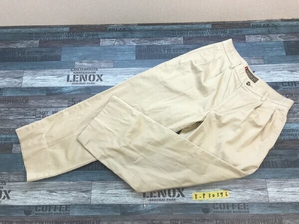 EDWIN エドウィン メンズ レギュラーフィット タック入り カラーパンツ 30 ベージュ拍卖