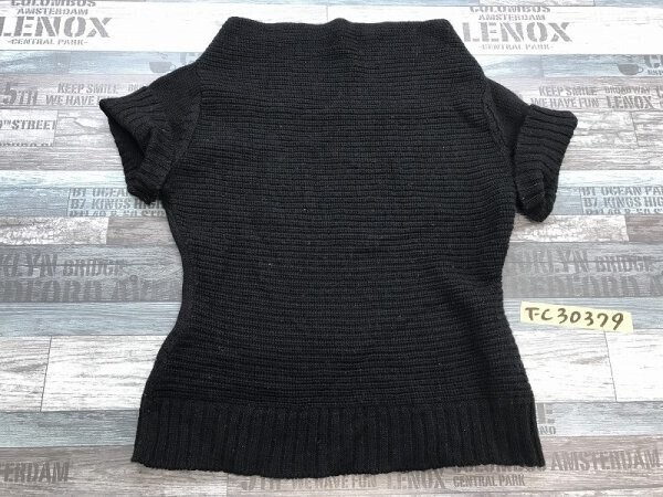 ADOLFO DOMINGUEZ アドルフォドミンゲス レディース 半袖 ニットソー XP 黒拍卖