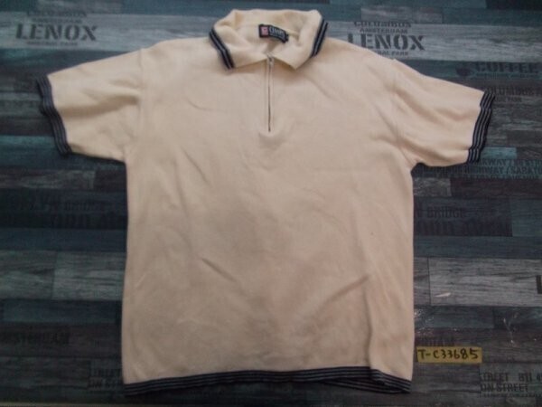 CHAPS RALPH LAUREN ラルフローレン メンズ ハーフジップ 半袖 ニットカットソー M オフホワイト拍卖