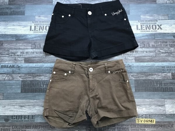 Tommy Girl トミーガール レディース ショートパンツ M・L 2点セット まとめ売り 黒・カーキ拍卖