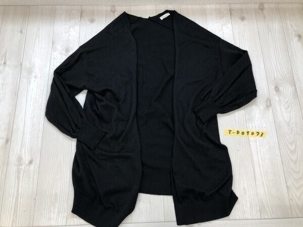 earth music&ecology アースミュージック レディース 薄手 トッパーカーディガン F 黒拍卖