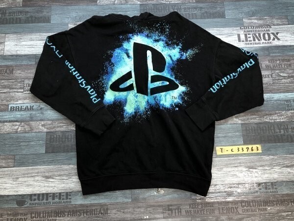 H&M エイチアンドエム キッズ プレステロゴプリント パーカー 146/152 黒拍卖