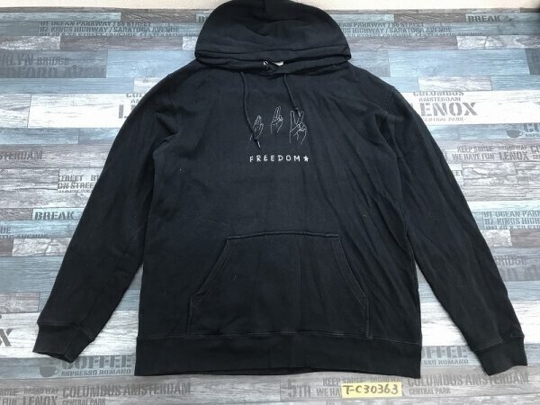 Jellan メンズ スウェット プルパーカー 大きいサイズ XL 黒拍卖