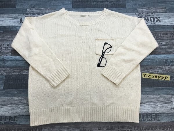 continuer de NICE CLAUP コンティニュエ ド ナイスクラップ レディース サングラス ニットソー F アイボリー拍卖