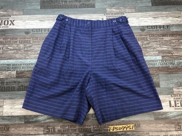 ANTIGUA メンズ チェック ワイドハーフパンツ 12 青赤白拍卖