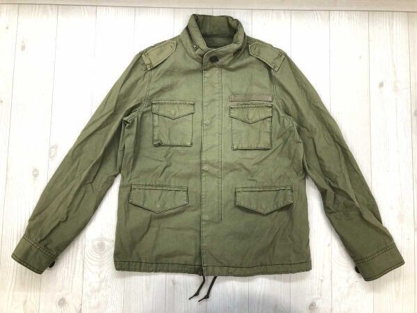 FRAMe WORK フレームワーク セレショ系 フレンチカジュアル M-65型 ミリタリー ジャケット レディース 日本製 コットン100% 38 カーキ拍卖