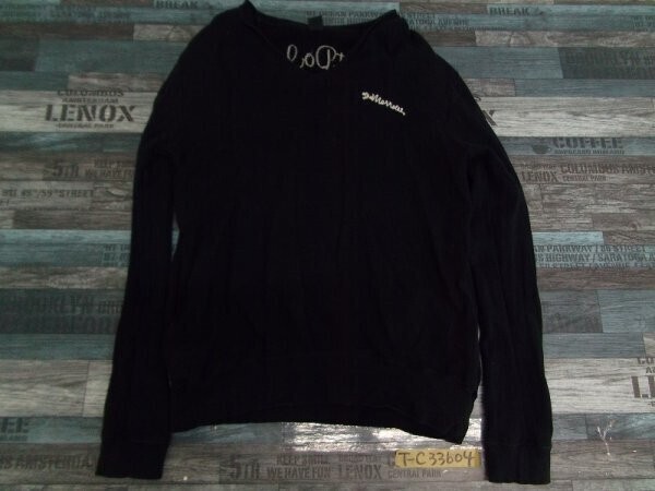 MOUSSY マウジー レディース Vネック 刺繍 トレーナー F 黒拍卖