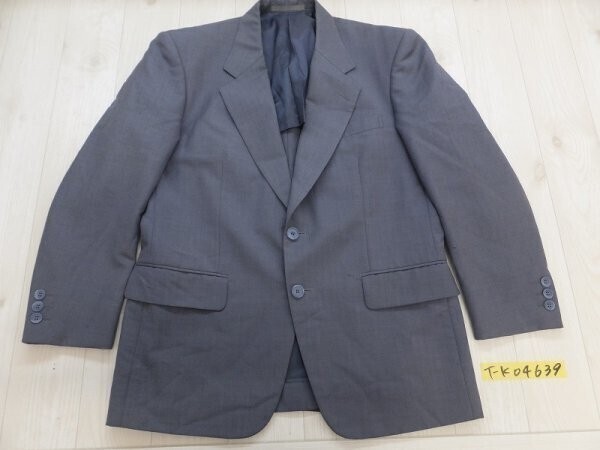 CAESAR メンズ 肩パッド入 春秋 テーラードジャケット 94A ブルーグレー紺拍卖