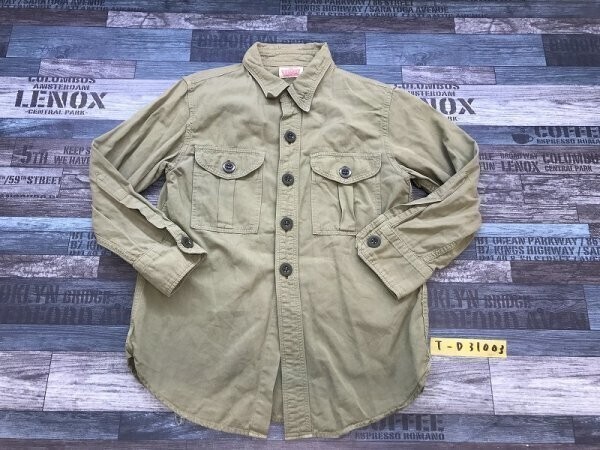 HR ハリウッドランチマーケット キッズ 胸ポケット付き シャツジャケット 1 ライトカーキ拍卖