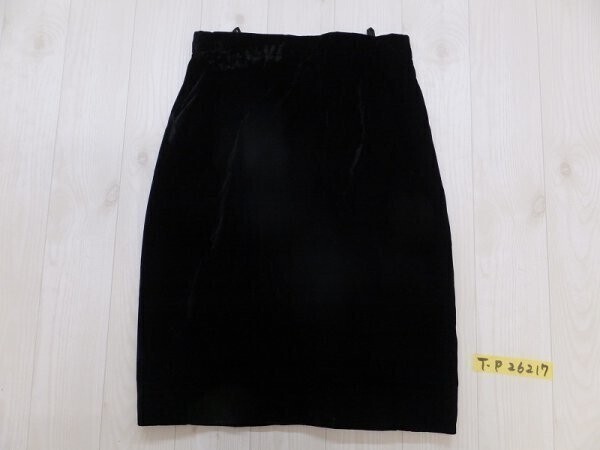 mila schon ミラショーン レディース ベロア タイトスカート 42 黒拍卖