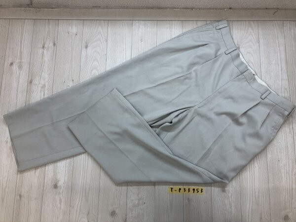 HEAD ヘッド メンズ タック入り スラックスパンツ ライトグレー拍卖