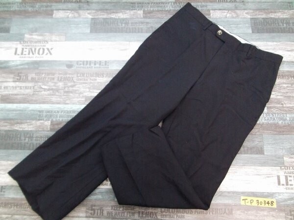 Roberta di camerino ロベルタ ディ カメリーノ レディース ウール ノータック ビジネスパンツ ネイビー拍卖