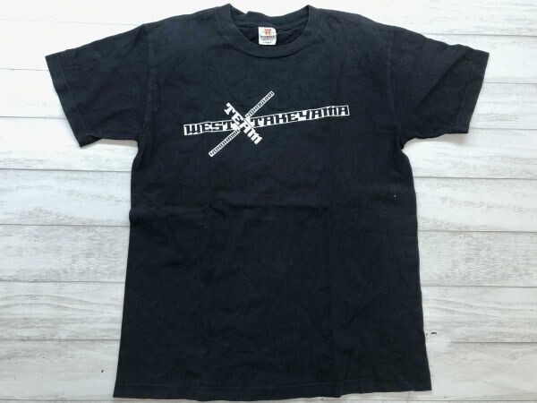 Maximum製 横浜 横須賀 TEAM WEST TAKEYAMA 新極真空手 木元道場 スポーツ 格闘技 半袖Tシャツ コットン100% メンズ S 黒拍卖